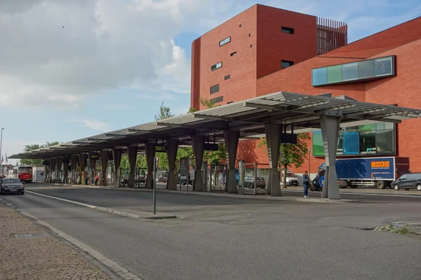 Fermata dell'autobus a Brugge — Foto Stock