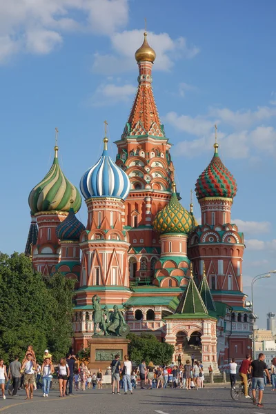 Basilikum-Kathedrale in Moskau — Stockfoto