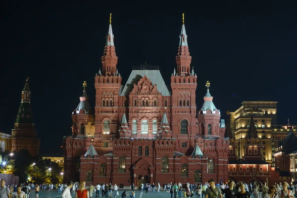 Kreml rote Mauer in Moskau — Stockfoto