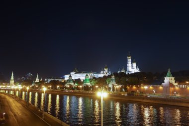 Kremlin kırmızı duvar Moskova'da