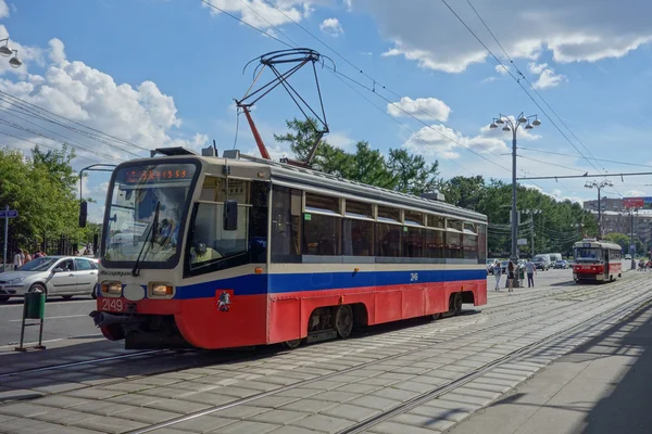 Straßenbahn in Moskau — Stockfoto