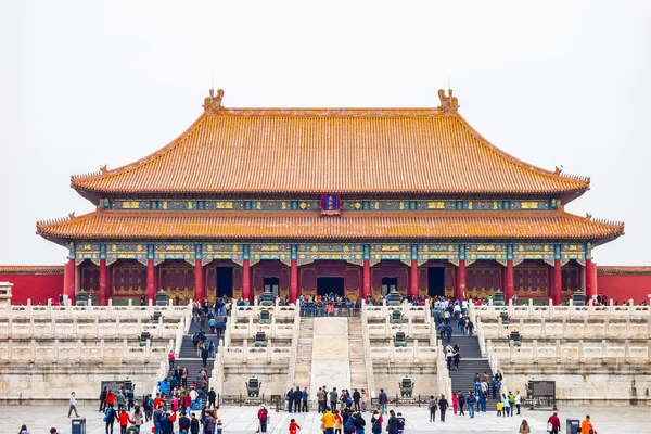 HDR Tiananmen w Pekinie — Zdjęcie stockowe