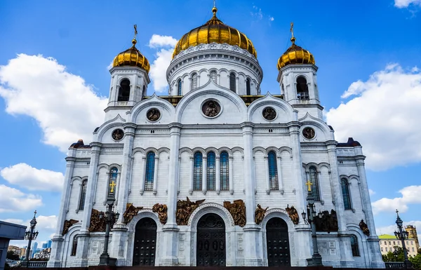 Hdr 基督在莫斯科救世主大教堂 — 图库照片