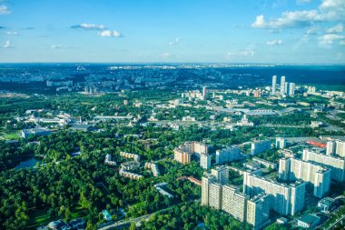 Moskova HDR havadan görünümü