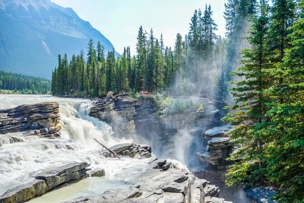 HDR Athabasca Falls en Alberta — Foto de Stock