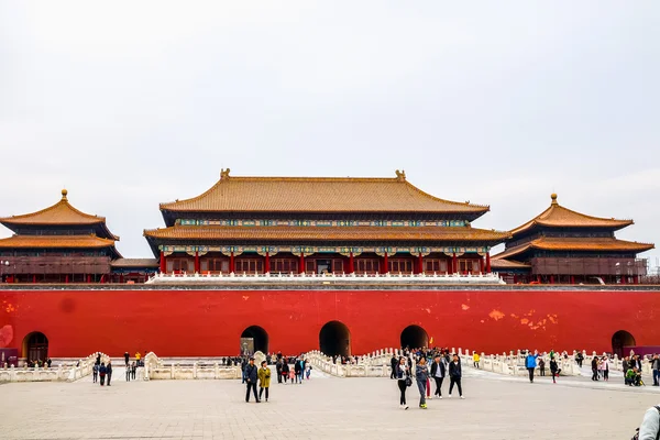 HDR Tiananmen en Beijing — Foto de Stock