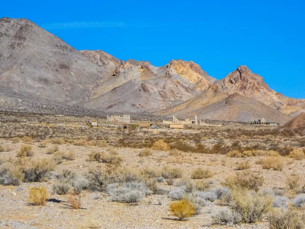 HDR Rhyolite en Death Valley Nevada Estados Unidos — Foto de Stock