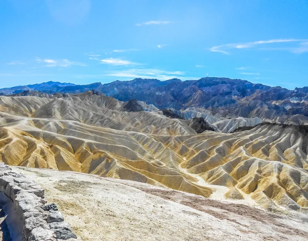 HDR Zabriskie Point w dolinie śmierci — Zdjęcie stockowe