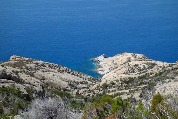 Isla Montecristo Anteriormente Oglasa Mar Tirreno Parte Del Archipiélago Toscano —  Fotos de Stock