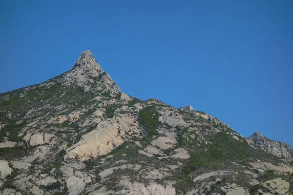 Ilha Montecristo Antiga Oglasa Mar Tirreno Parte Arquipélago Toscana Portoferraio — Fotografia de Stock