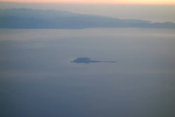 Vista Aérea Ilha Elba Mar Tirreno Italiano — Fotografia de Stock