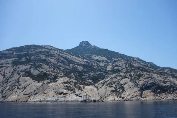 Isla Montecristo Anteriormente Oglasa Mar Tirreno Parte Del Archipiélago Toscano —  Fotos de Stock