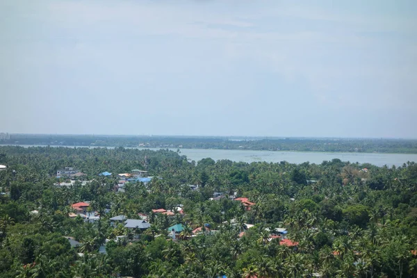 Vue Aérienne Ville Kochi Inde — Photo