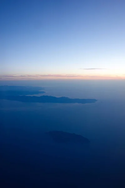 Vista Aérea Isla Elba Mar Tirreno Italiano — Foto de Stock