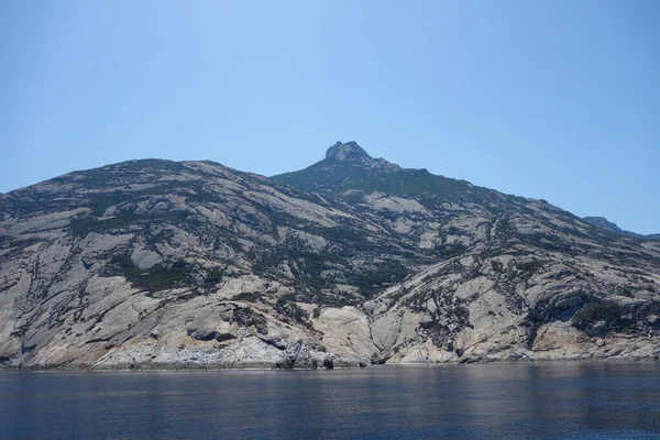 Isla Montecristo Anteriormente Oglasa Mar Tirreno Parte Del Archipiélago Toscano —  Fotos de Stock