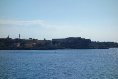 İtalya 'daki Pianosa Adası manzarası