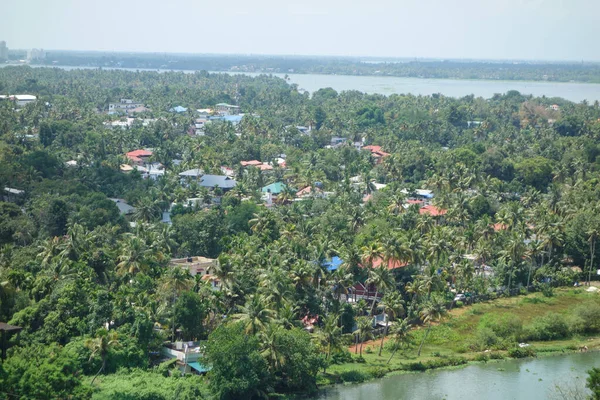 Vue Aérienne Ville Kochi Inde — Photo