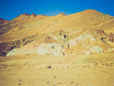 Retro görünüm sanatçılar sürücü Ölüm Vadisi