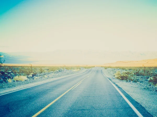 Retro look Death Valley, USA — Stock Photo, Image