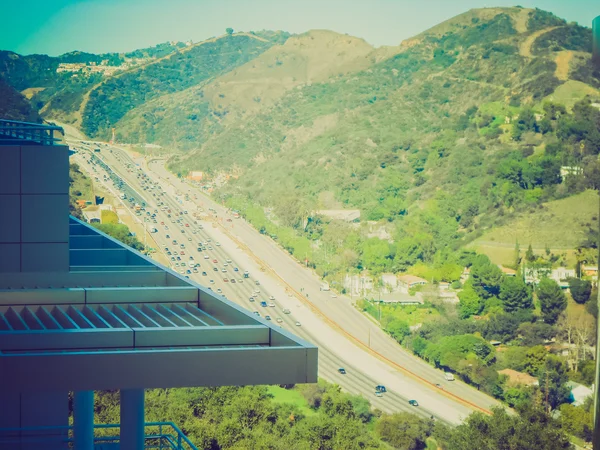Vista retro de Los Ángeles California — Foto de Stock