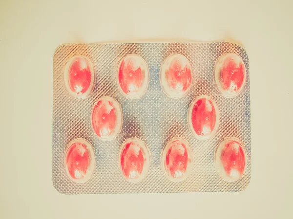 Retro kinézetét orvosi tabletta — Stock Fotó
