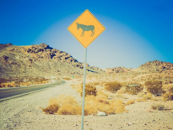 Retro-look death valley, usa — Stockfoto