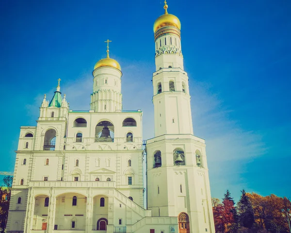 Retro spojrzenie ivan great belltower w Moskwie — Zdjęcie stockowe