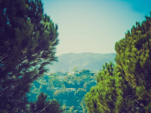 カリフォルニア州ロサンゼルスのレトロな外観ビュー — ストック写真