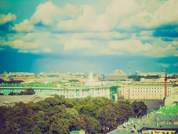 Retro-Look der Heiligen Peterburg in Russland — Stockfoto