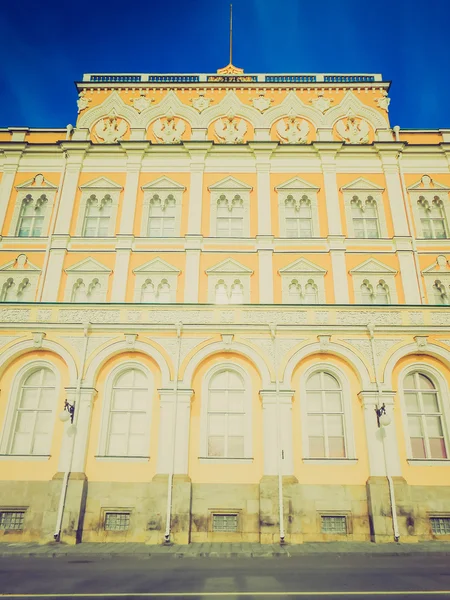 Retro görünüm grand kremlin Sarayı Moskova — Stok fotoğraf