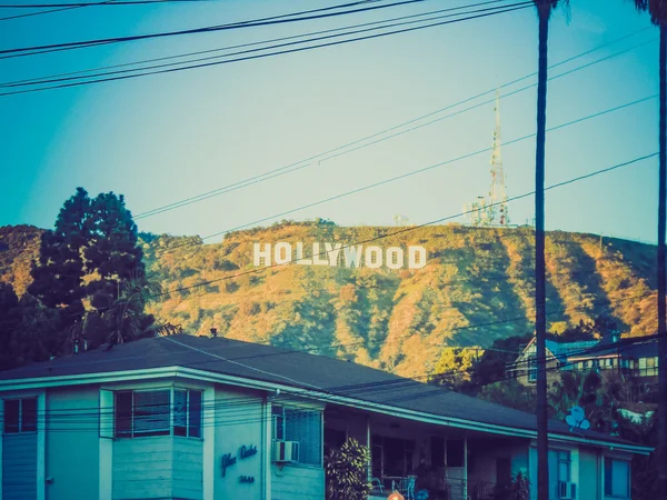 Ретро виглядати Голлівуду Лос-Анджелесі — стокове фото