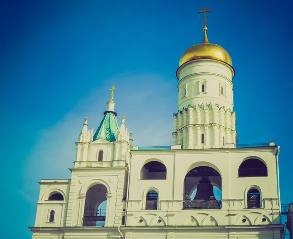 Retro look Ivan the Great Belltower in Moscow — Stock Photo, Image