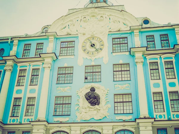 Retro olhar Palácio de Inverno em São Petersburgo Rússia — Fotografia de Stock