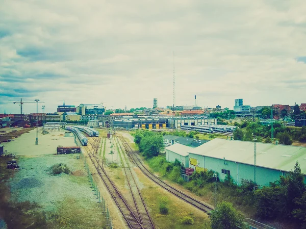 Retro-Look im Arhus-Bahnhof — Stockfoto