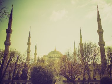 Retro görünüm Ayasofya istanbul'da Ayasofya