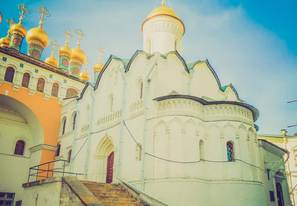 Retro look Dormition Cathedral Moscow — Stock Photo, Image