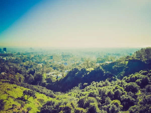 Vista retro de Los Ángeles California — Foto de Stock