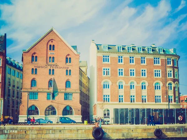 复古外观哥本哈根丹麦 — 图库照片