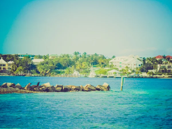 Widok wyglądowi retro Nassau — Zdjęcie stockowe