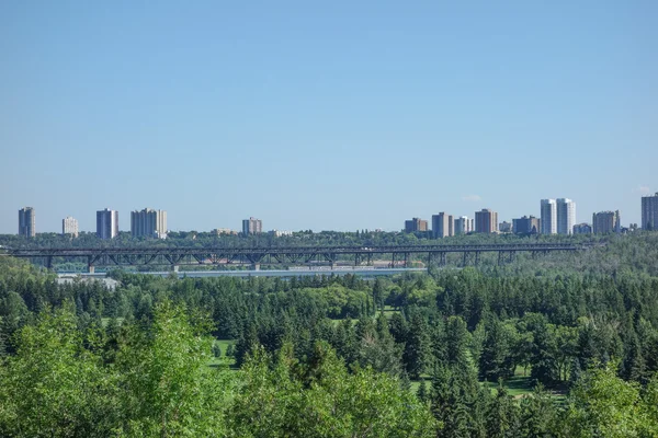 Rivière Saskatchewan Nord à Edmonton — Photo