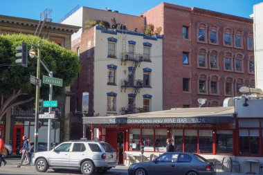 San Francisco şehrinin manzarası