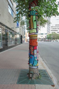 Street art in Edmonton, Canada clipart
