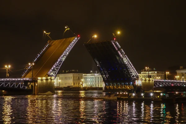 러시아 세인트 피터스버그에서에서 궁전 다리 — 스톡 사진
