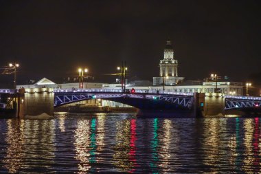 Palace Bridge St Petersburg Rusya