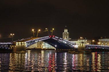 Palace Bridge St Petersburg Rusya