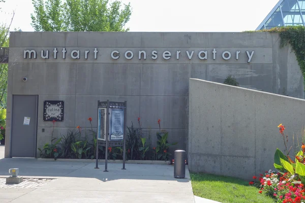 Muttart konservatoriet i Edmonton Kanada — Stockfoto