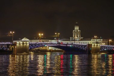 Palace Bridge St Petersburg Rusya