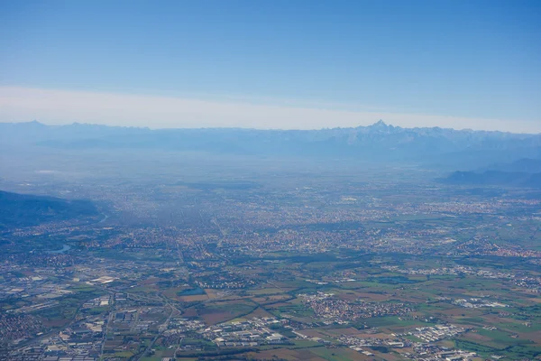 Vista aérea de Turim — Fotografia de Stock