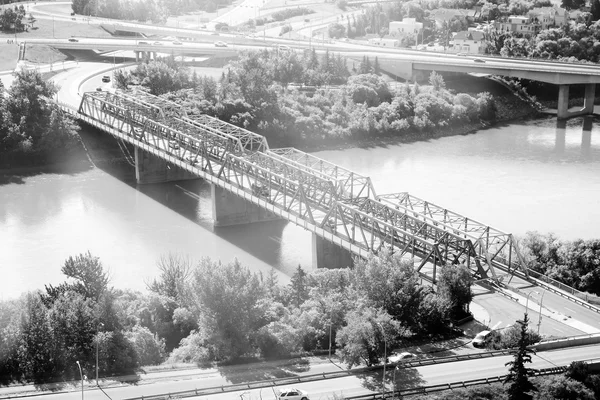 North Saskatchewan River in Edmonton — Stock Photo, Image
