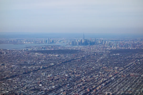 Vista aérea de ny — Fotografia de Stock